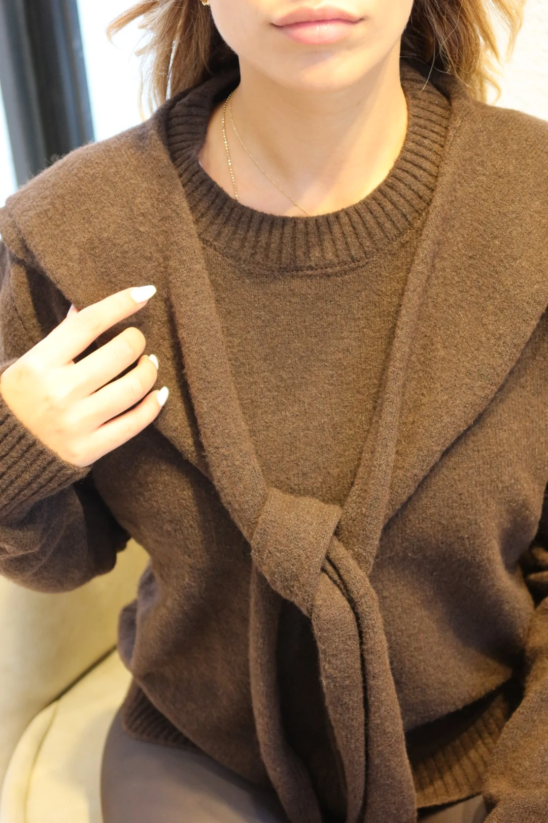 BAĞLAMA DETAYLI KAZAK