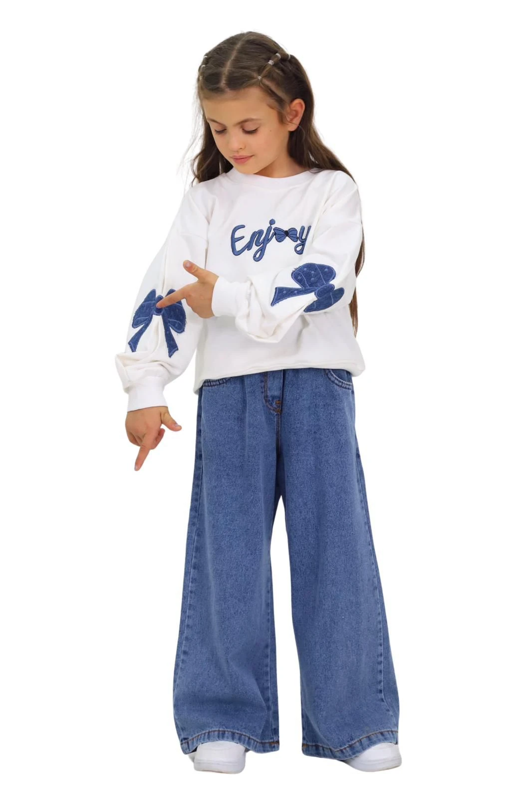 KIZ ÇOCUK ENJOY BASKILI 2Lİ TAKIM