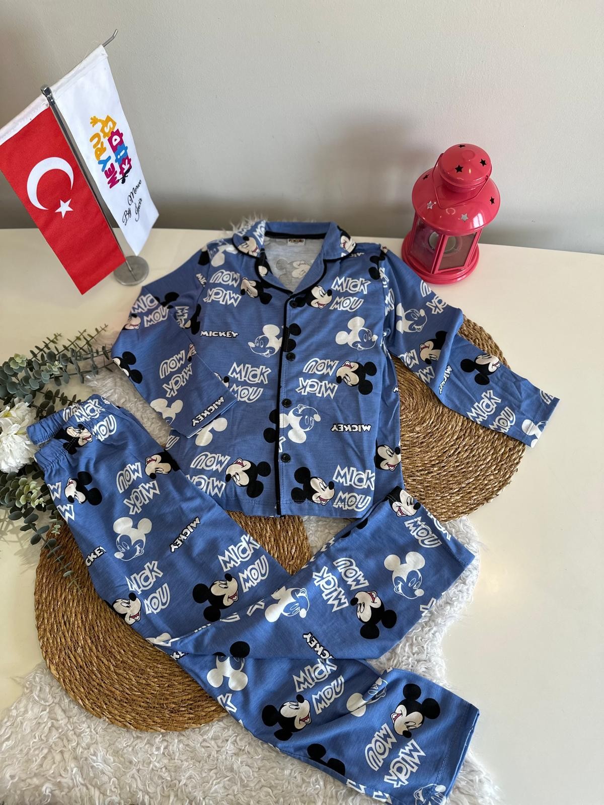ERKEK ÇOCUK MİCKEY PİJAMA TAKIMI 