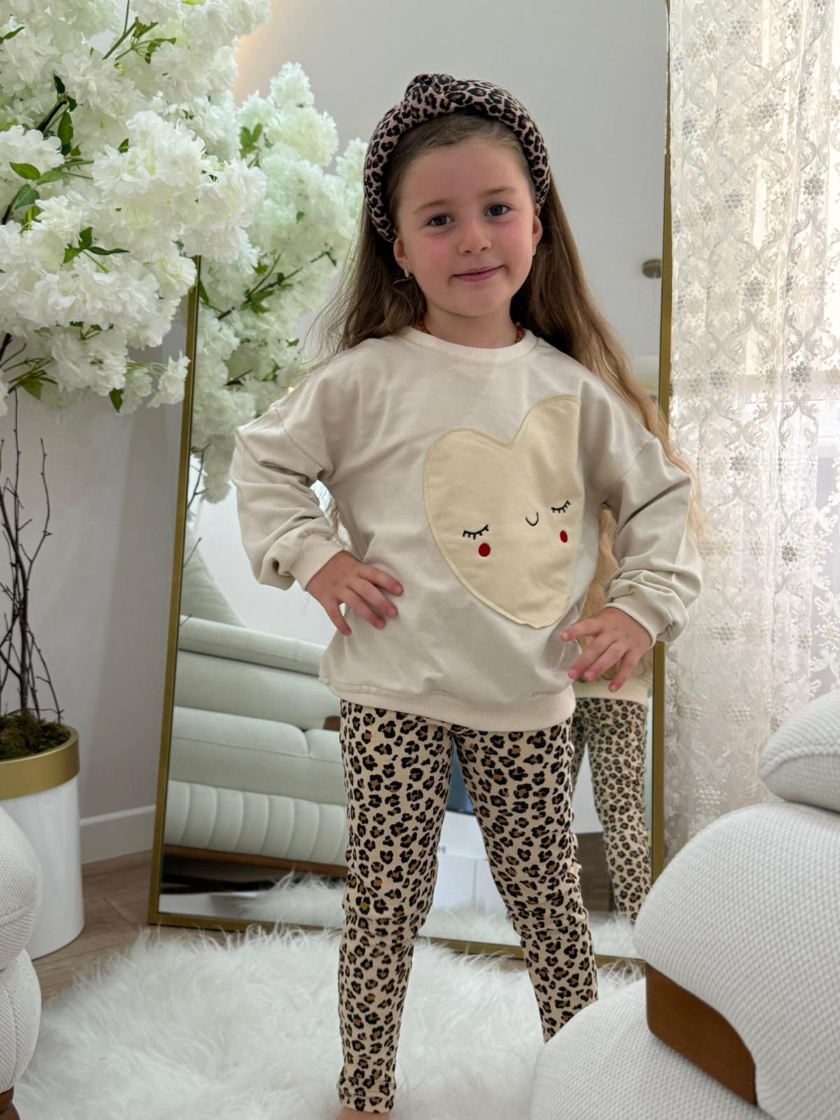KIZ ÇOCUK BOL PAÇA LABUBU BASKILI TAKIM 