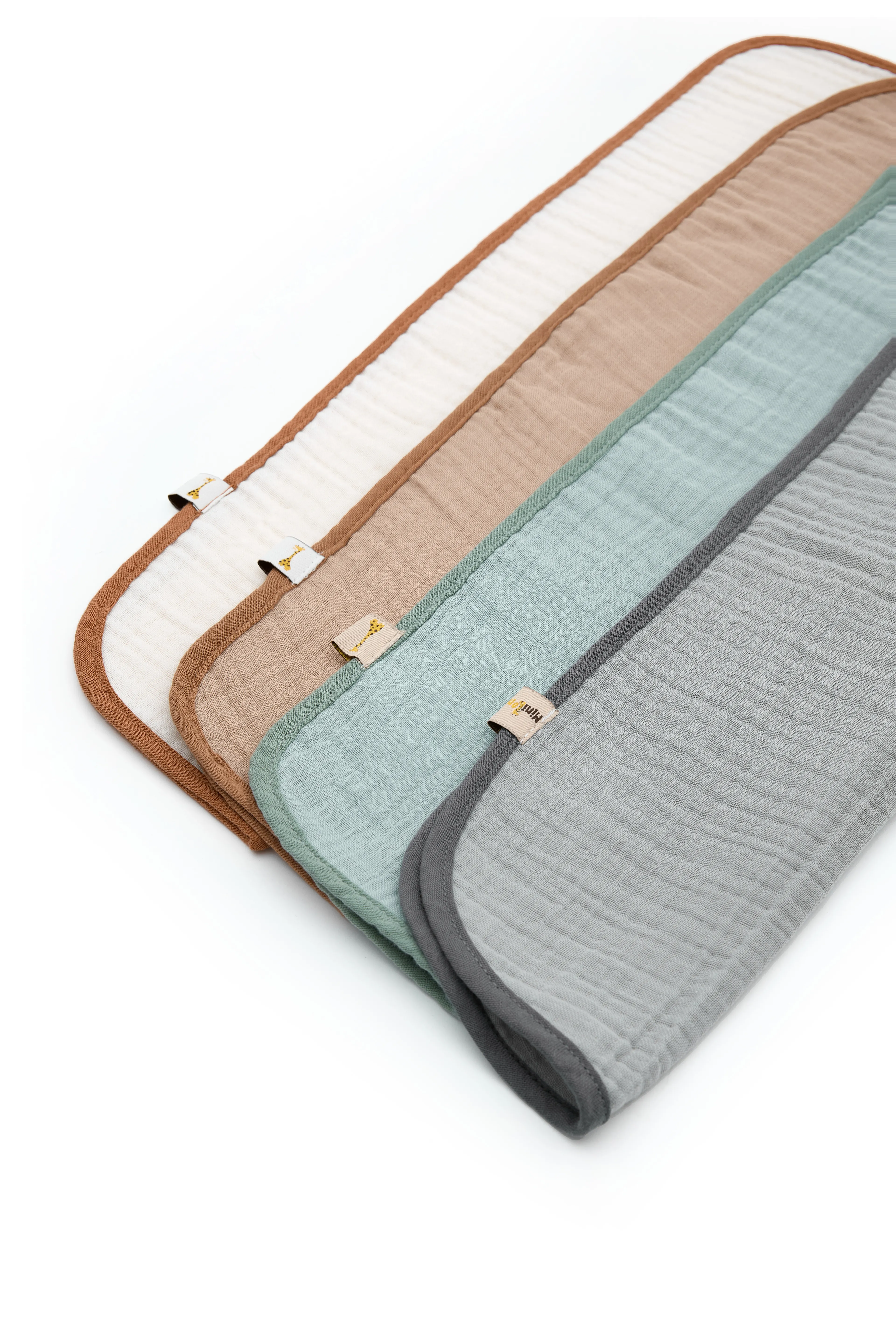 Emici Pamuklu 4’lü Müslin Bebek Omuz ve Ter Bezi Seti