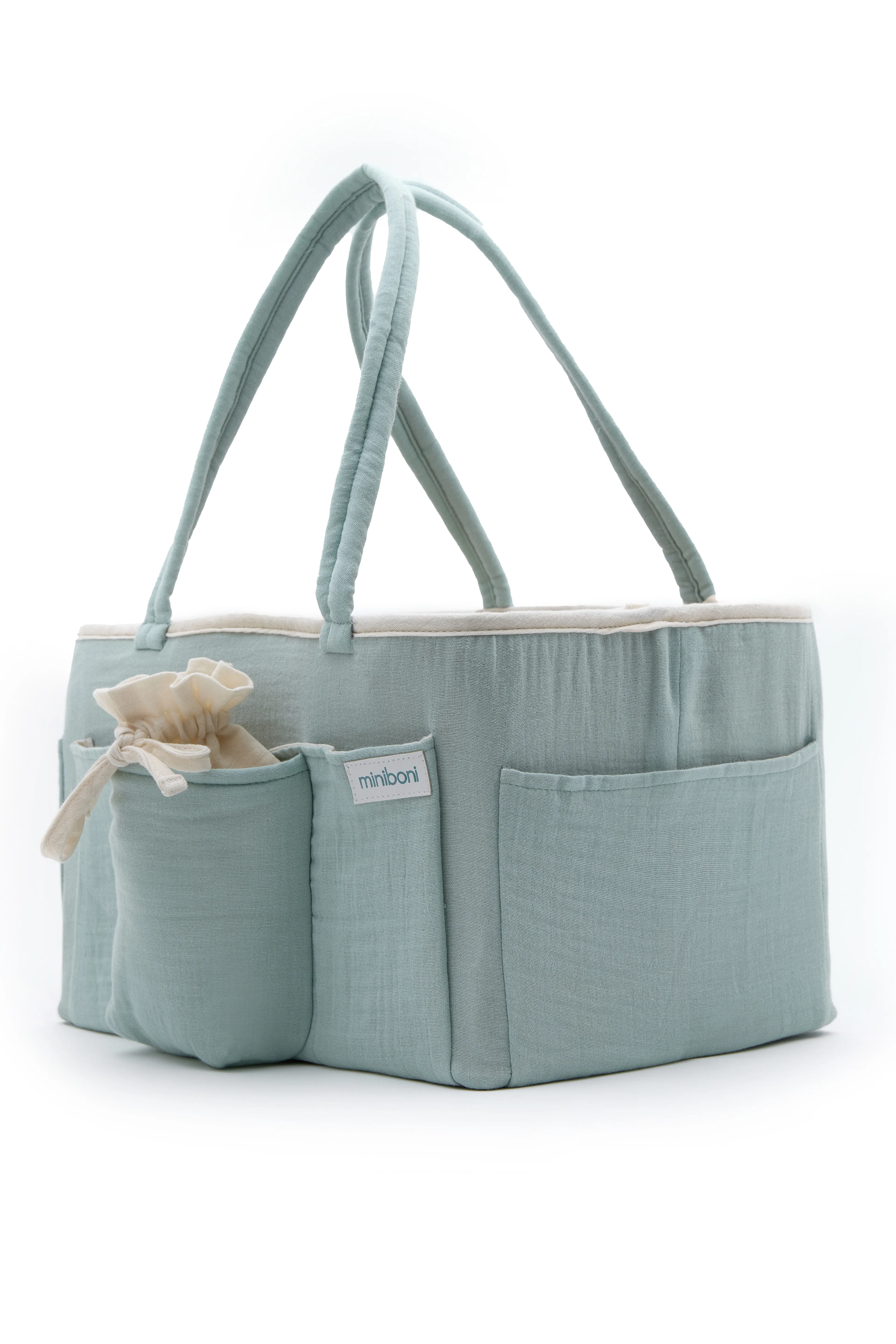 Çok Gözlü Fonksiyonel Müslin Anne Organizer Bebek Bakım Çantası