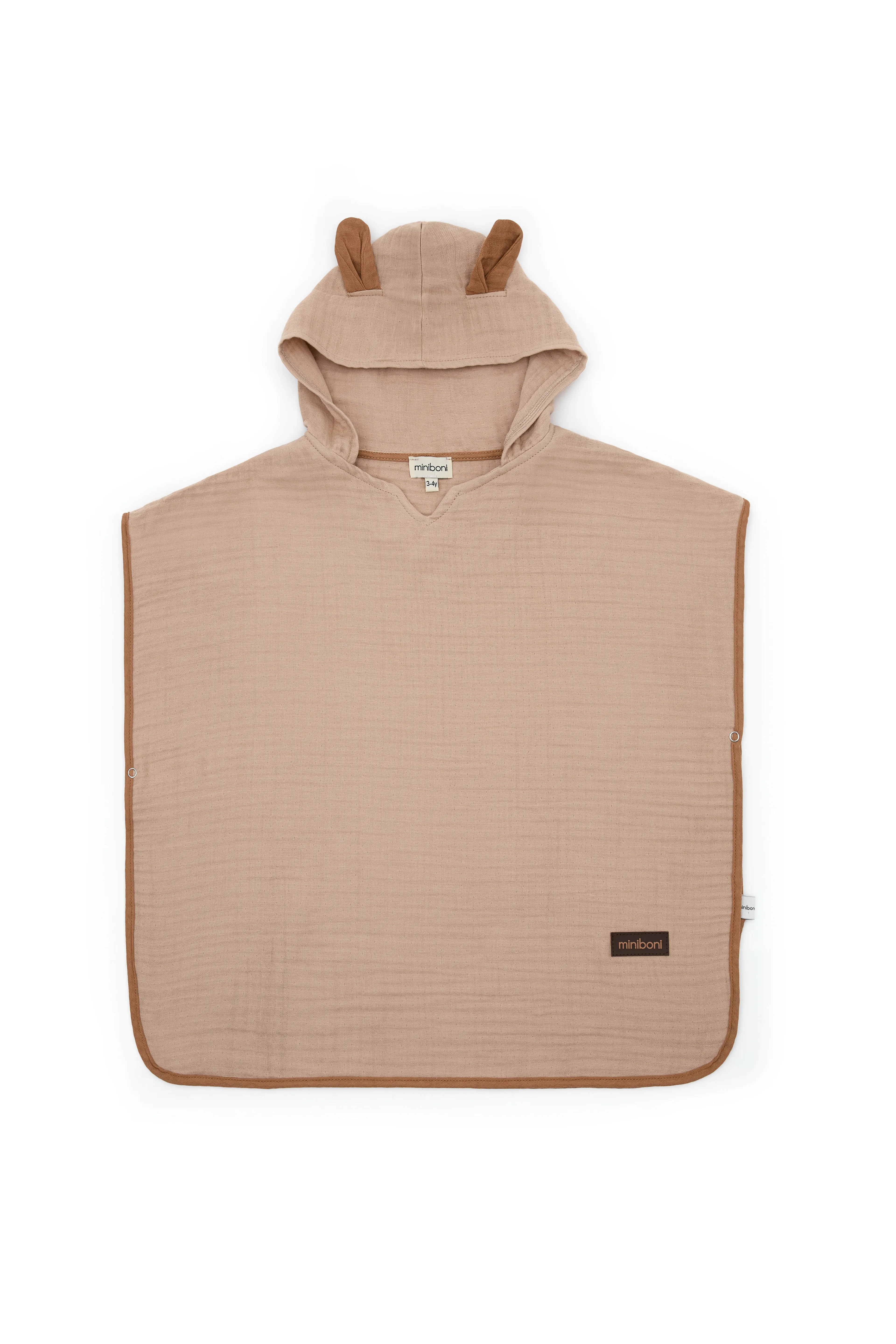 4 Katlı Müslin Bebek Pançosu – Banyo ve Plaj Kullanımı