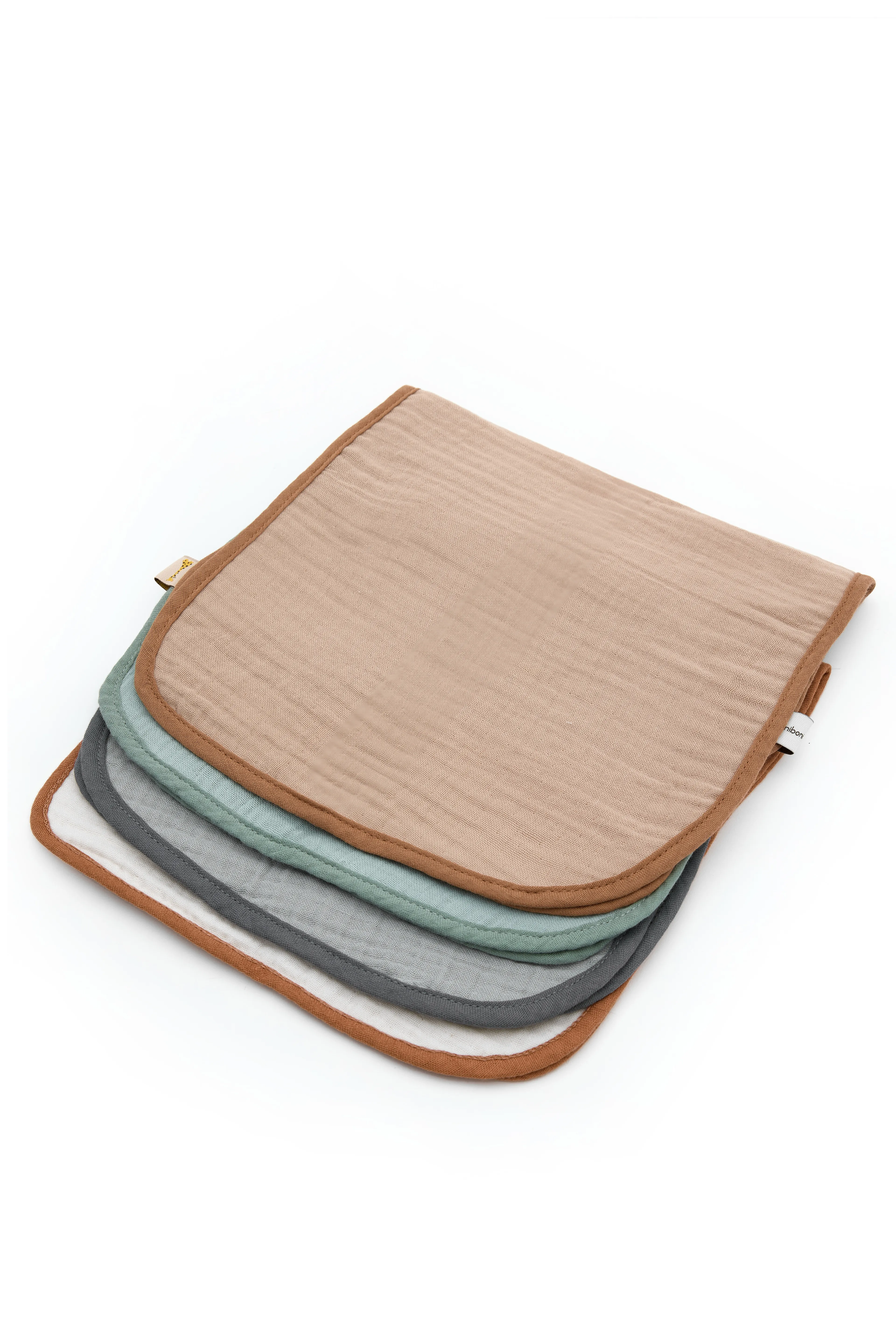 Emici Pamuklu 4’lü Müslin Bebek Omuz ve Ter Bezi Seti