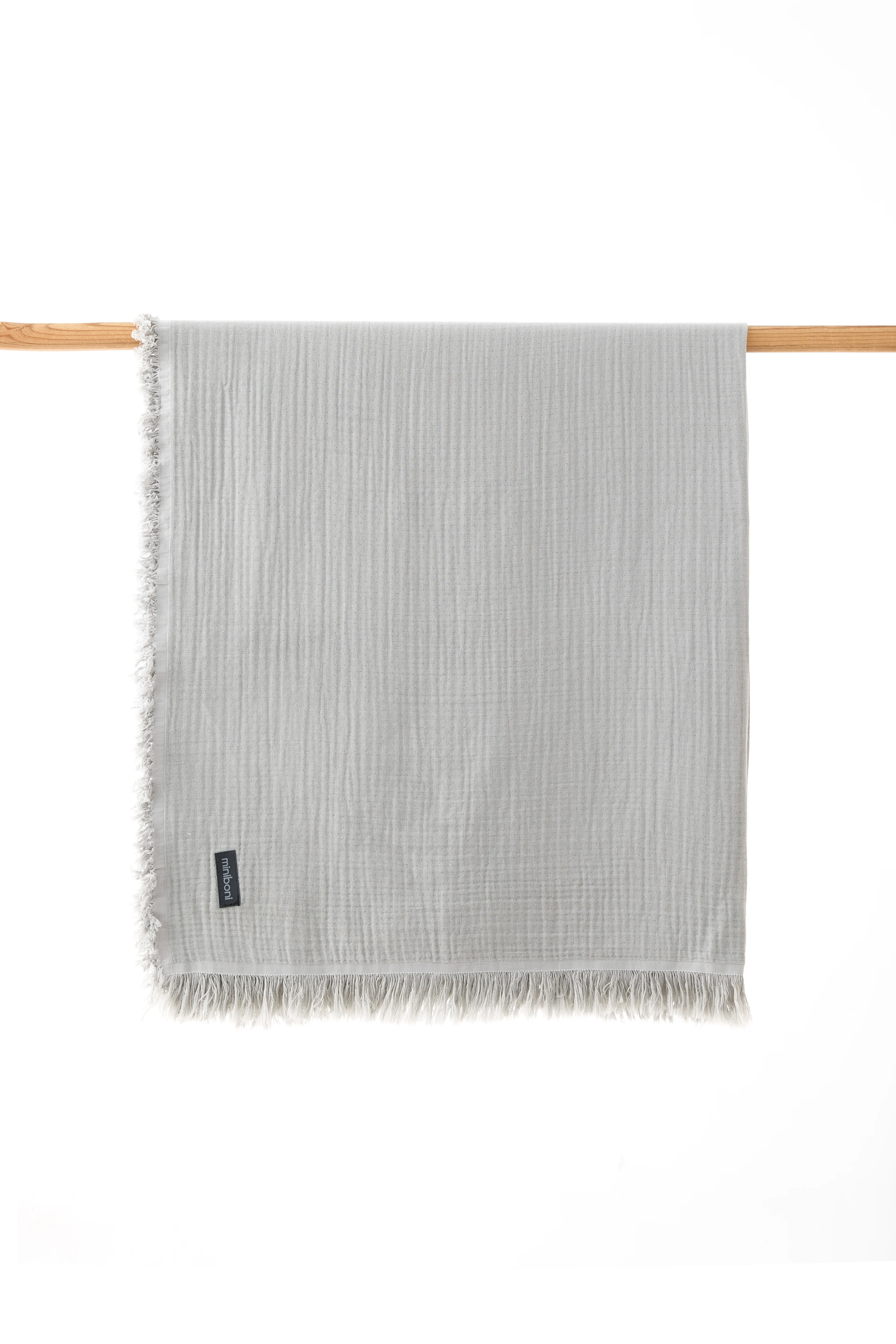 4 Katlı Yumuşak ve Hafif Müslin Bebek Battaniyesi - Mınt