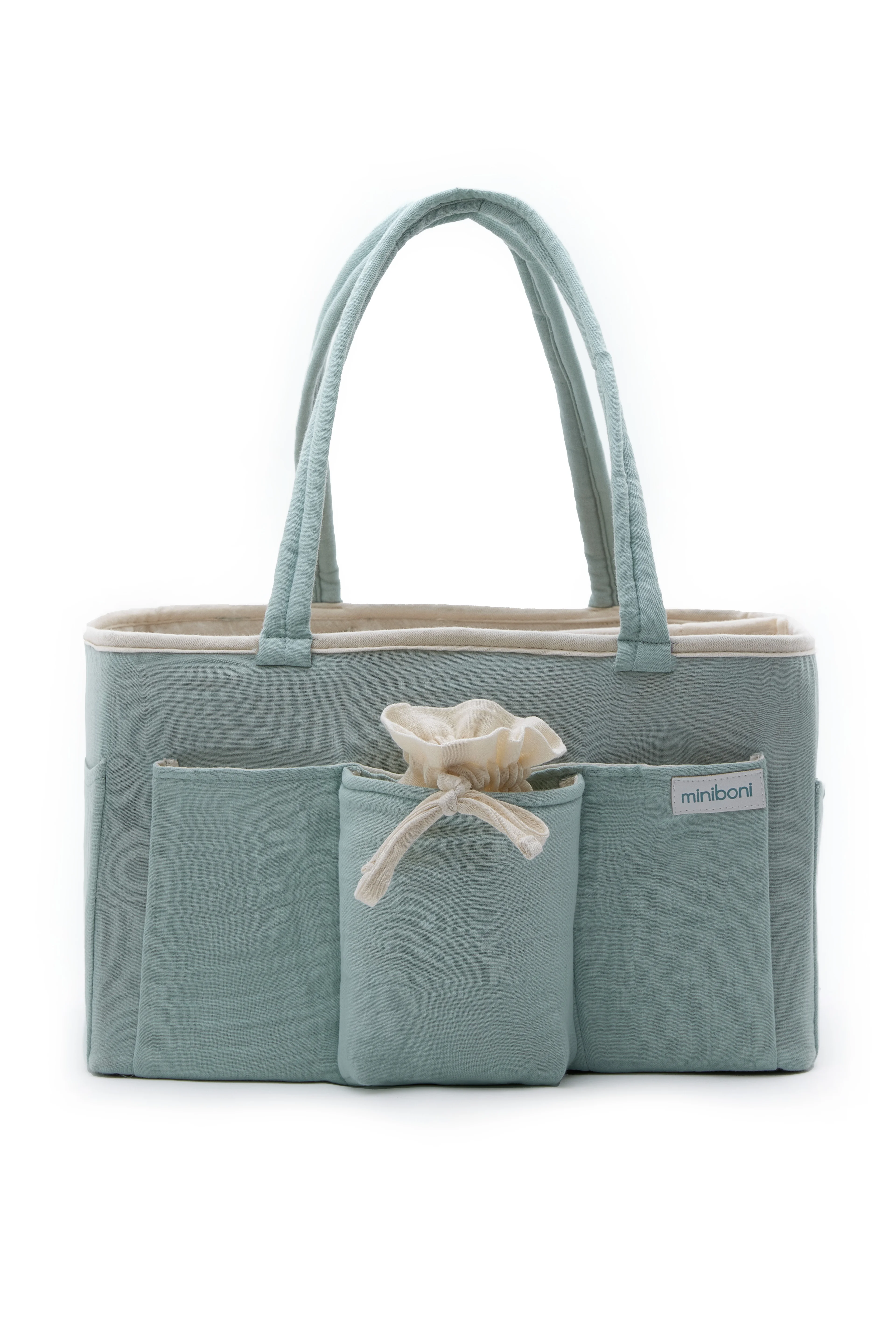 Çok Gözlü Fonksiyonel Müslin Anne Organizer Bebek Bakım Çantası