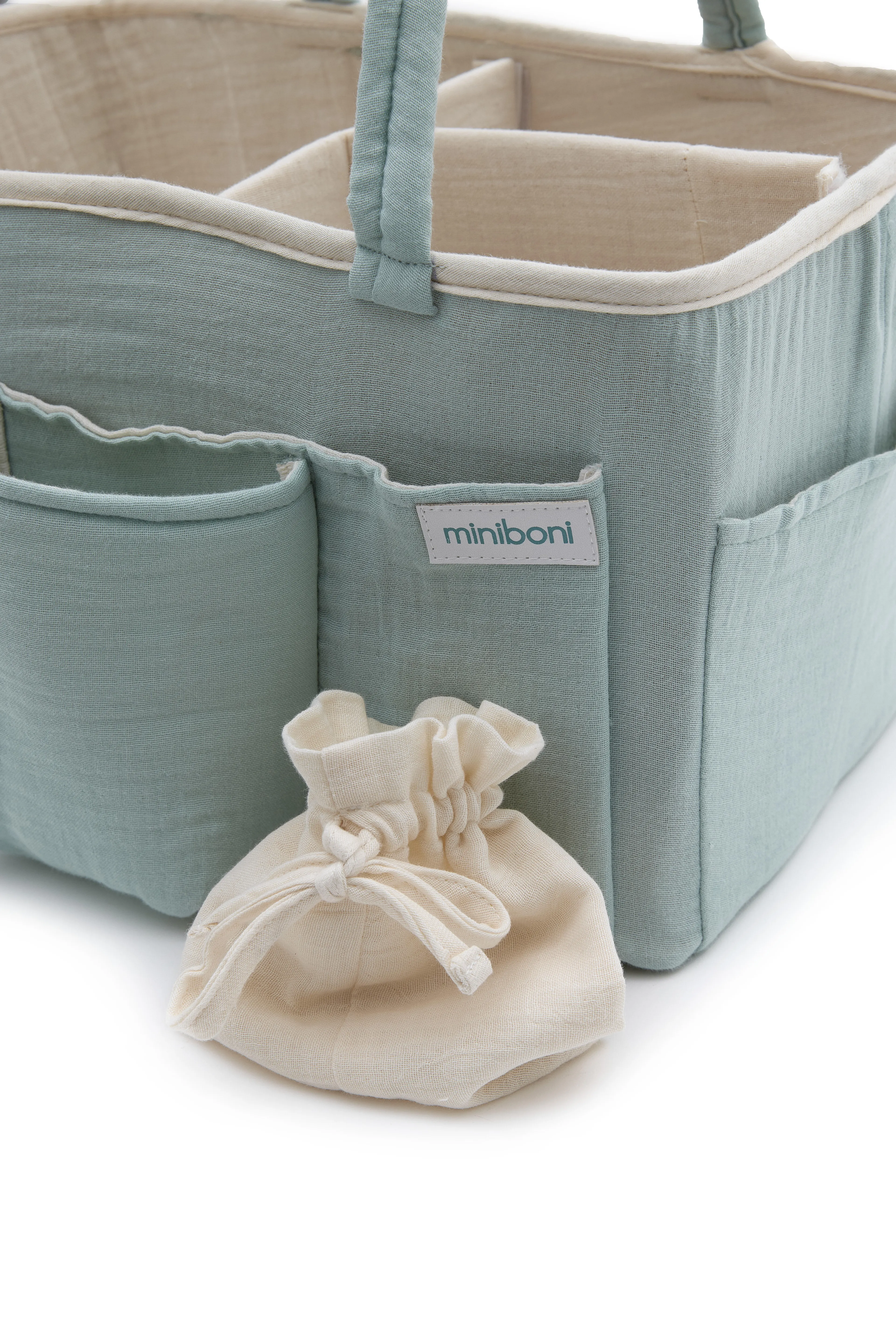 Çok Gözlü Fonksiyonel Müslin Anne Organizer Bebek Bakım Çantası