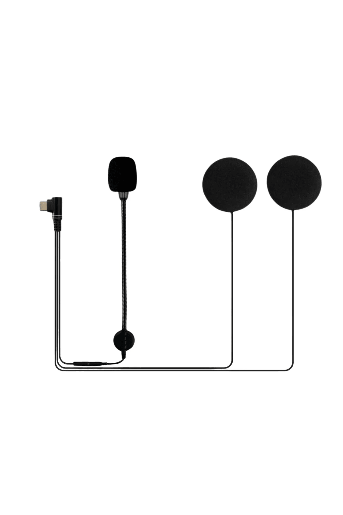 L1 Pro Motosiklet Kask Bluetooth 5.3 Kulaklık Mikrofon Seti Intercom - Interkom