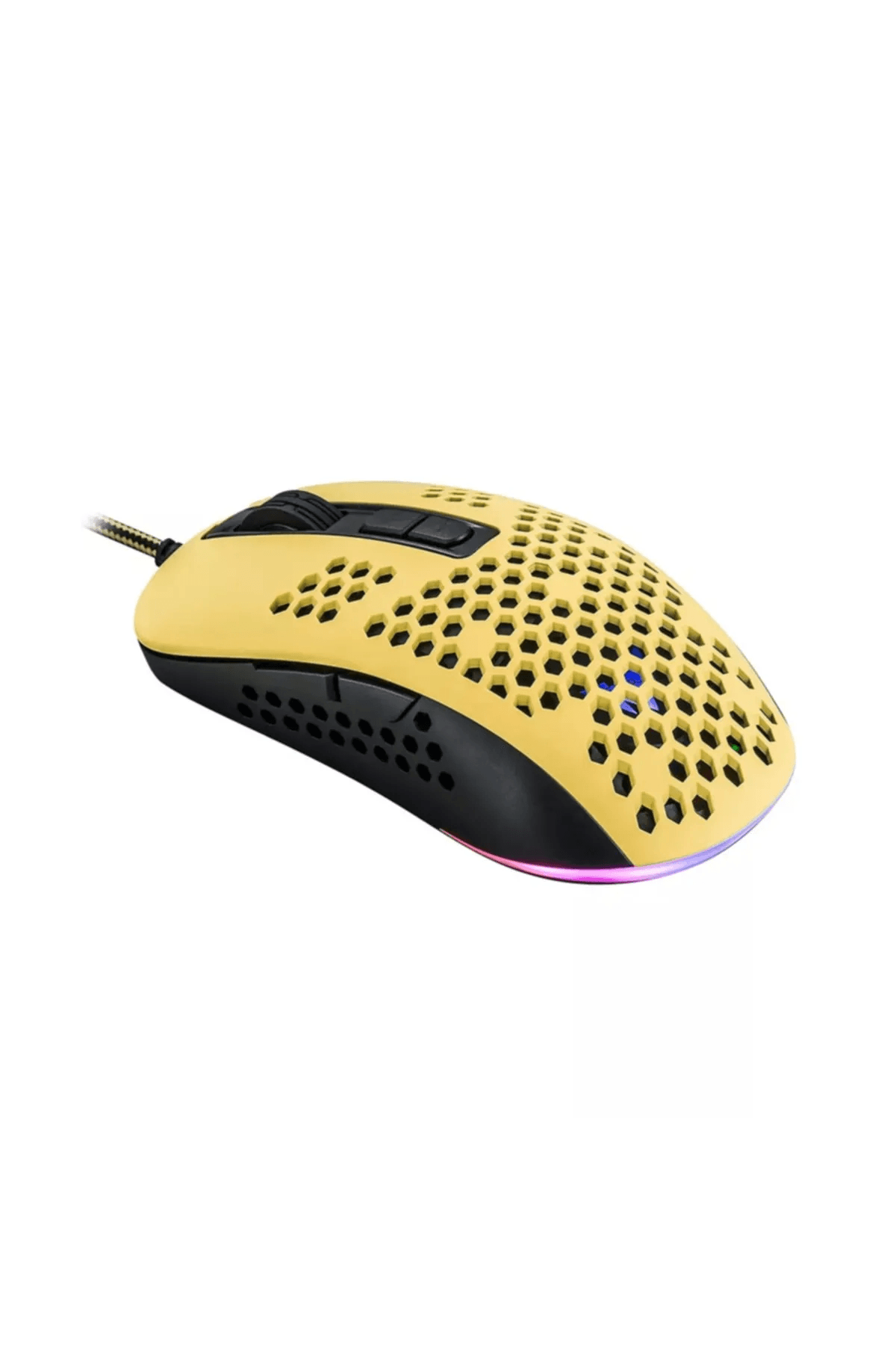 CMGM-11 Hive -SARI-RGB Aydınlatmalı, Hafif, Makrolu 6400 DPI Oyuncu Mouse