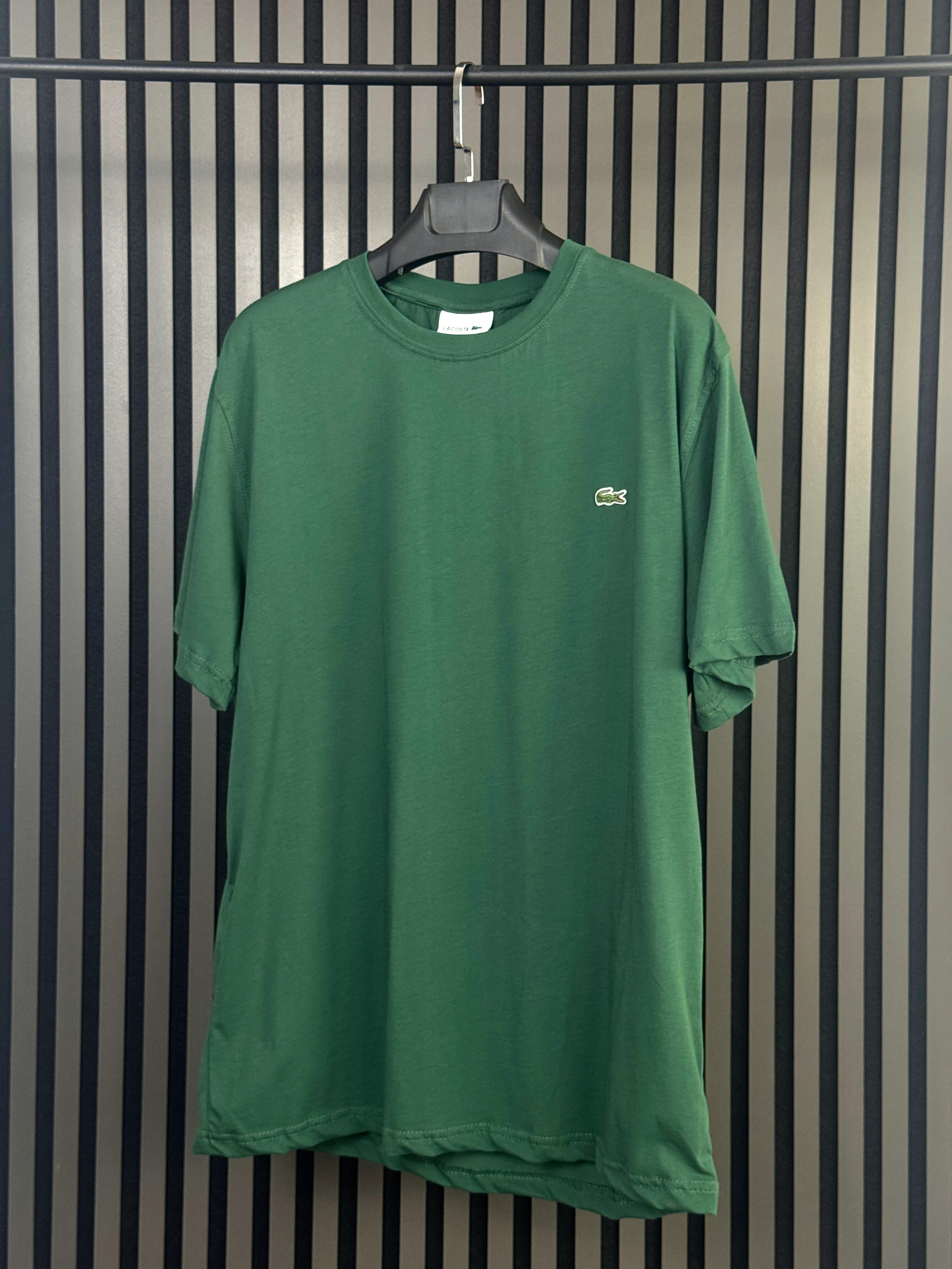 LACOSTE Basic Haki Tişört