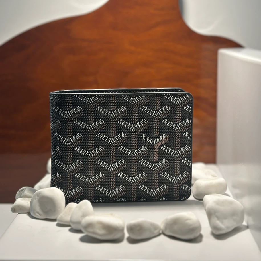 GOYARD Hakiki Deri Siyah Cüzdan