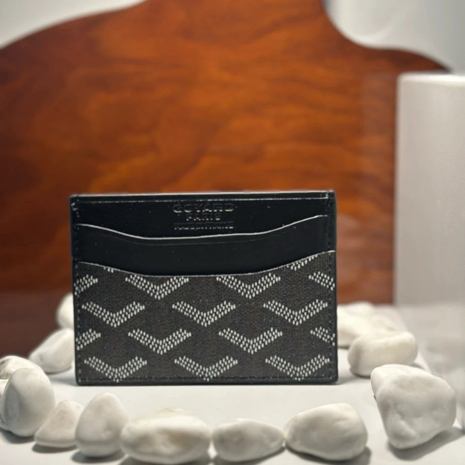 GOYARD Siyah Hakiki Deri Kartlık