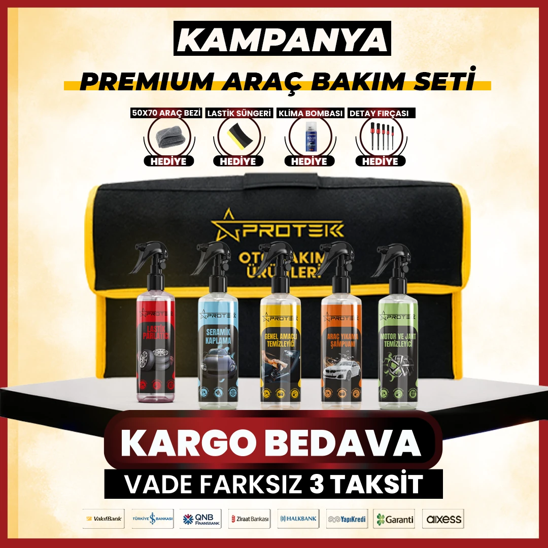 Premium Araç Bakım Seti