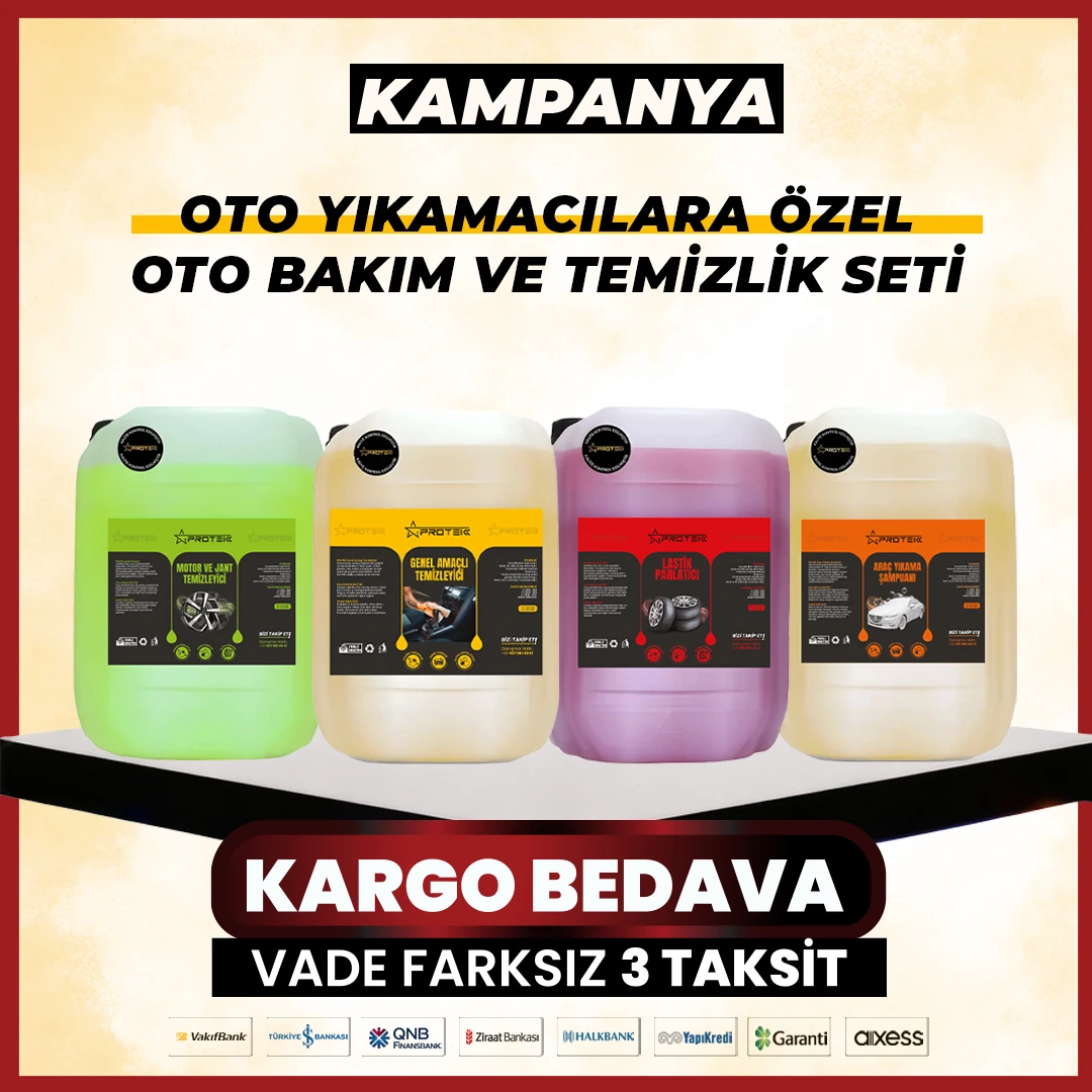 Oto Bakım Ve Temizlik Seti