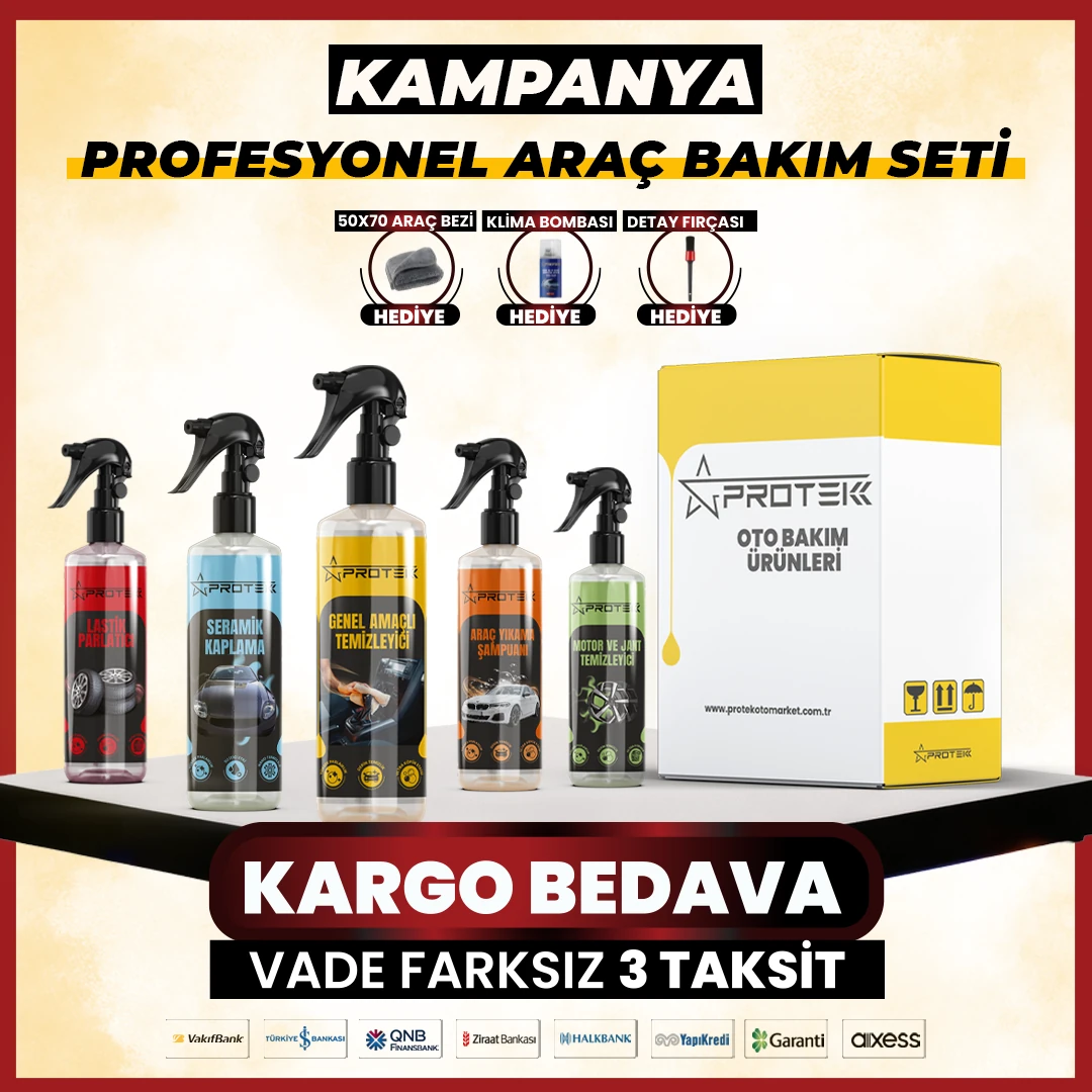 Profesyonel Araç Bakım Seti