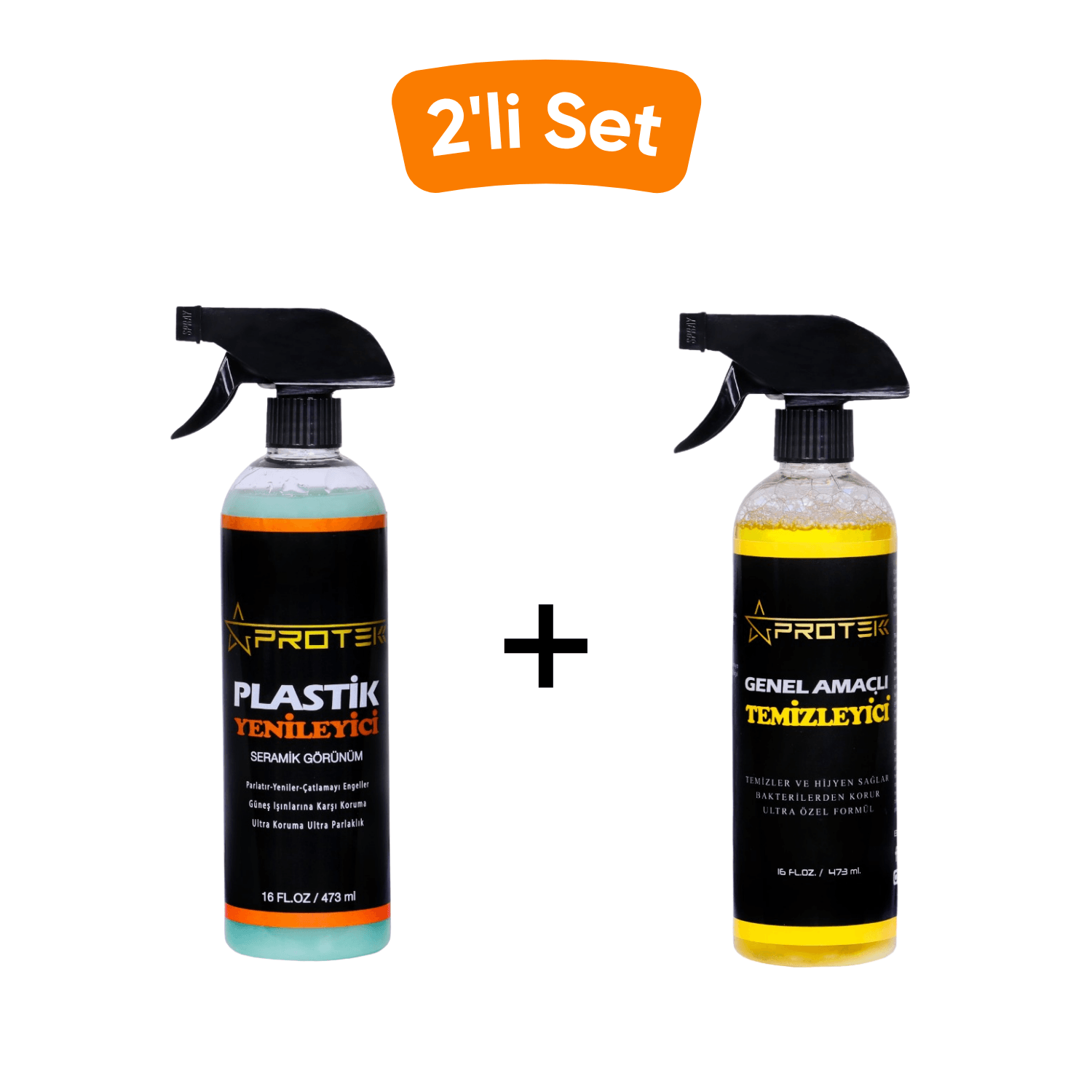 Genel Amaçlı Temizleyici + Plastik Yenileyici
