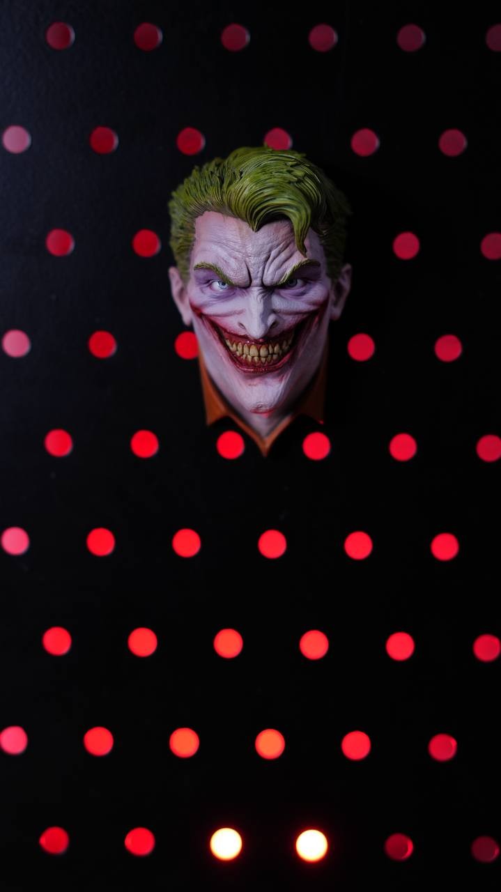 El Yapımı Joker Kafası Magnet – Benzersiz 3D Baskı Not Tutacağı