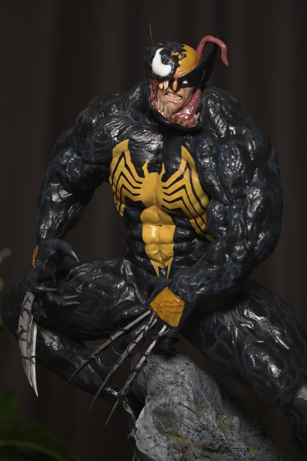 VENOM WOLVERİNE 3D YAZICI HEYKELİ