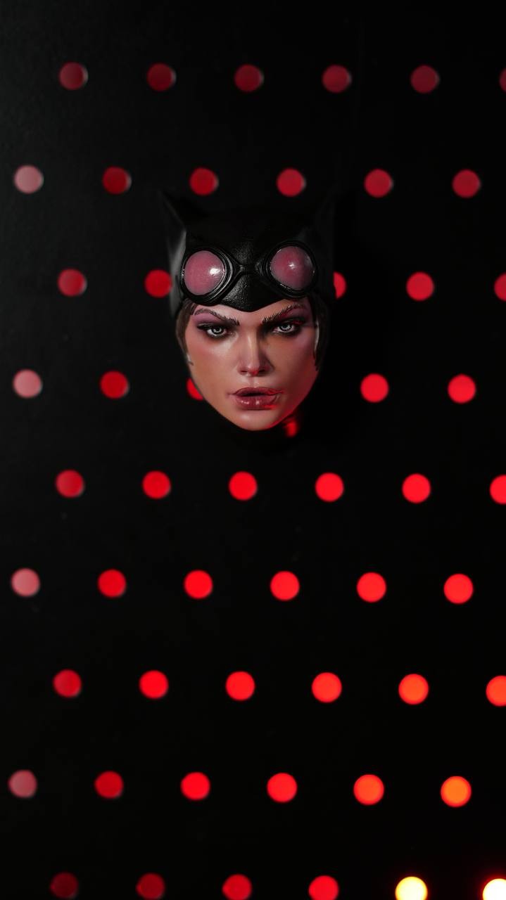 El Yapımı Catwoman Kafası Magnet – Benzersiz 3D Baskı Not Tutacağı
