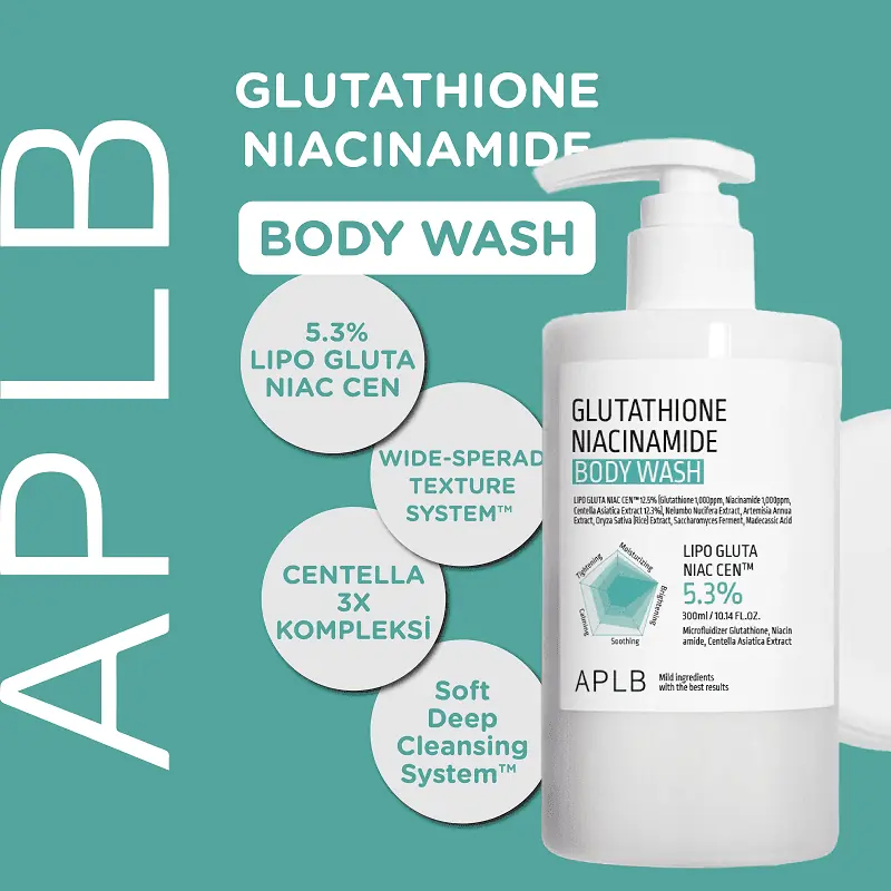 APLB Glutathione Niacinamide Body Wash 300ml