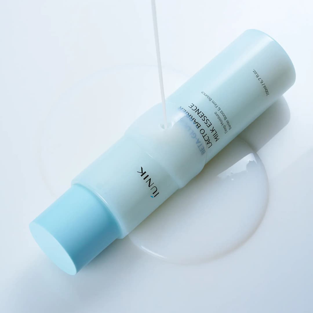 iUNIK Beta-Glucan Lacto Barrier Milk Essence 200 ml - Serum Etkili