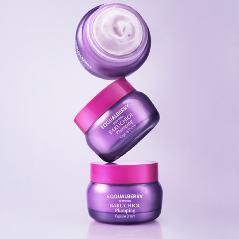EQQUALBERRY  Bakuchiol Plumping Capsule Cream 50 ml
