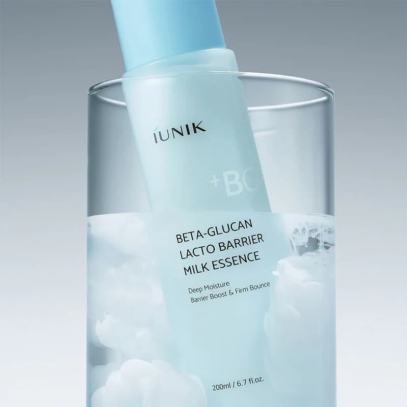 iUNIK Beta-Glucan Lacto Barrier Milk Essence 200 ml - Serum Etkili