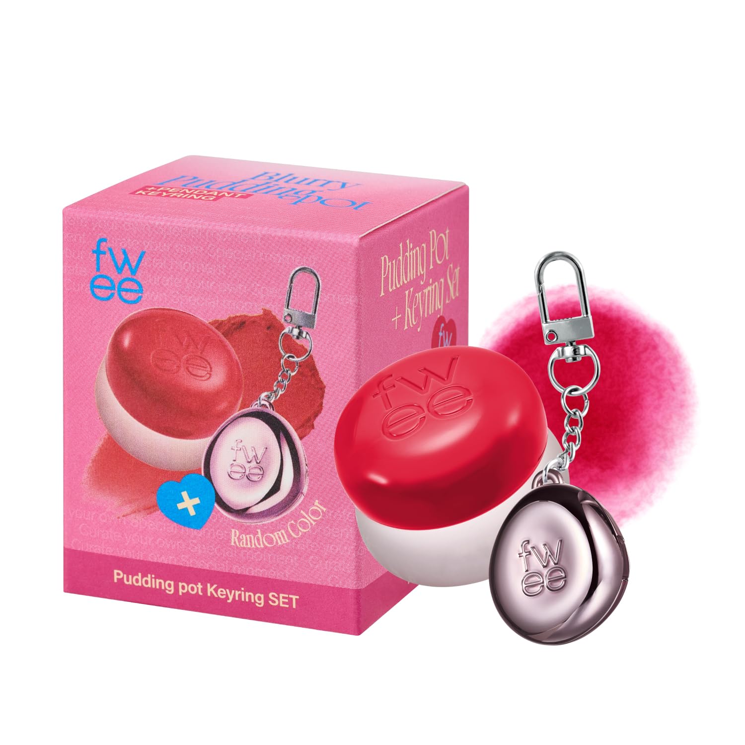 Fwee Keyring Lip & Cheek Blurry Pudding Pot Mule – 5g (Anahtarlıklı) main variant image