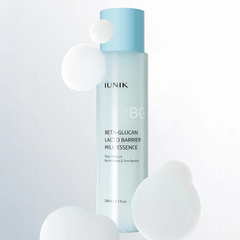 iUNIK Beta-Glucan Lacto Barrier Milk Essence 200 ml - Serum Etkili