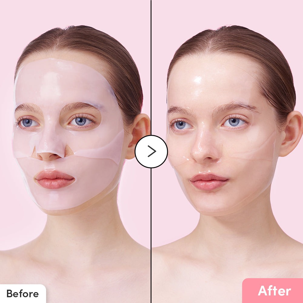 EQQUALBERRY - Collagen Pore-Tight Up Hydrogel Mask (1 adet) - Vegan PDRN + Kolajen Hydrojel Maske