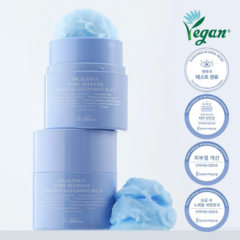 Dr. Althea Pore Refresh Grinding Cleansing Balm – Derin Gözenek Temizliği ve Nem Desteği Sağlayan Vegan Temizleme Balmı (50 ml)