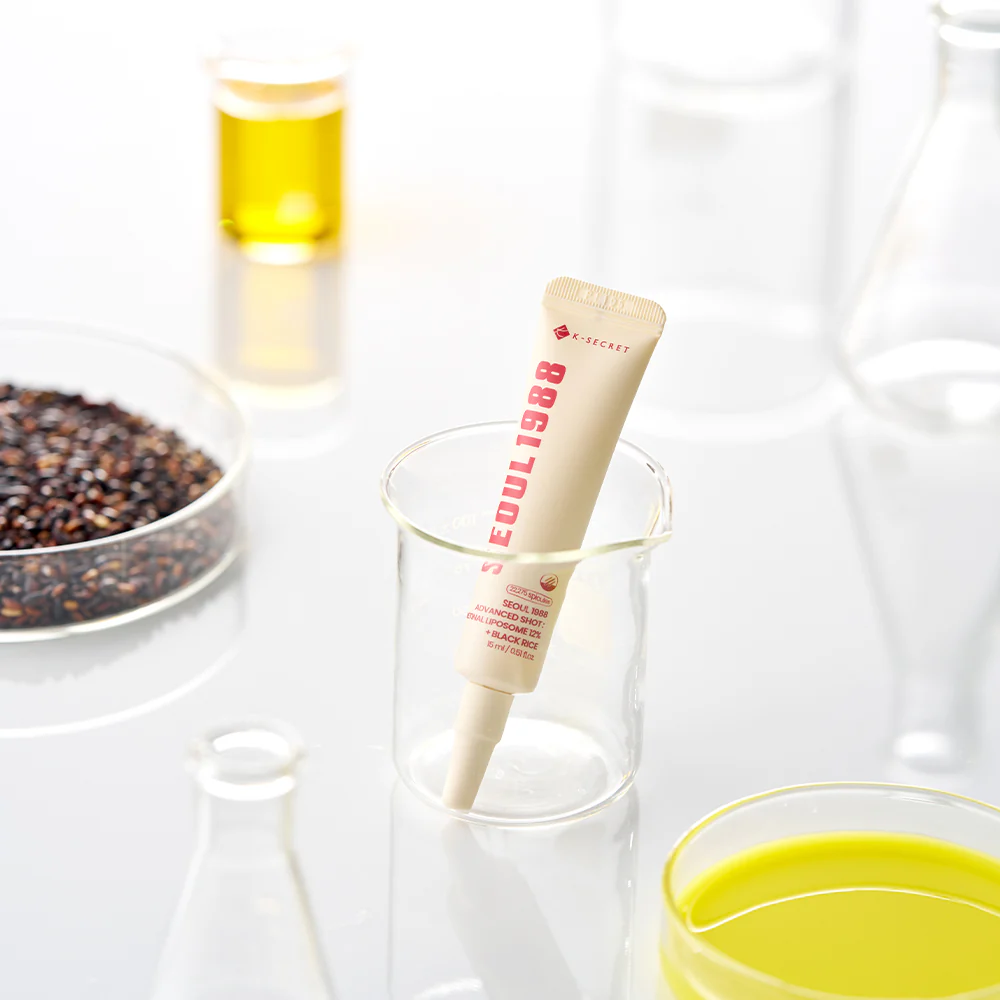 KSECRET SEOUL 1988 Advanced Shot 15ml – Retinal Liposome 12% + Black Rice, Sıkılaştırıcı & Aydınlatıcı Anti-Aging Krem