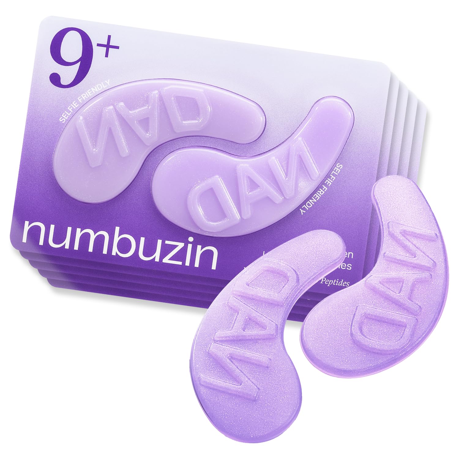 Numbuzin No.9 NAD+ Collagen Gel Eye Patches- Peptid, Kafein ve Niasinamid İçerikli Soğutucu Göz Altı Jel Pedleri 5 Çift main variant image