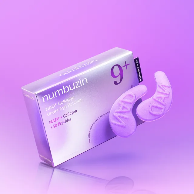 Numbuzin No.9 NAD+ Collagen Gel Eye Patches- Peptid, Kafein ve Niasinamid İçerikli Soğutucu Göz Altı Jel Pedleri 5 Çift