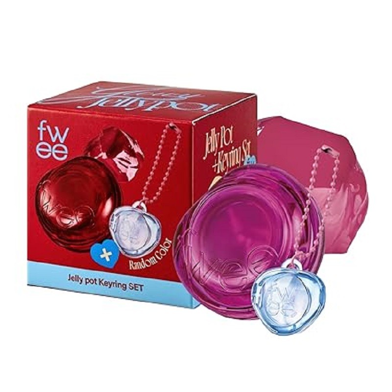 Fwee Keyring Lip&Cheek Glowy Jelly Pot JM02 Berry Jam 4g (Anahtarlıklı) main variant image