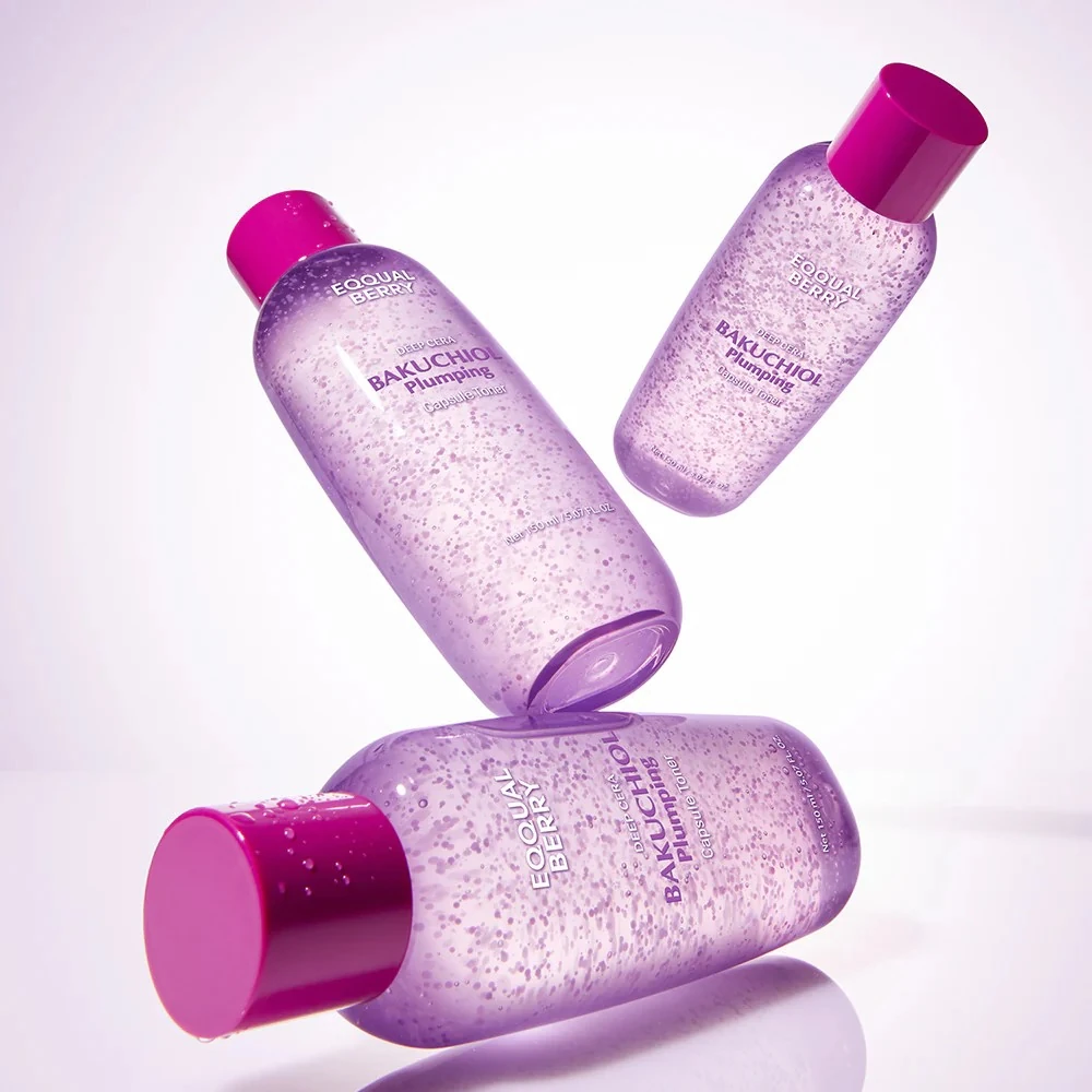 EQQUALBERRY Bakuchiol Plumping Capsule Toner 150ml- Hyaluronik Asit, Madecassoside ve Seramid İçerikli Dolgunlaştırıcı Toner