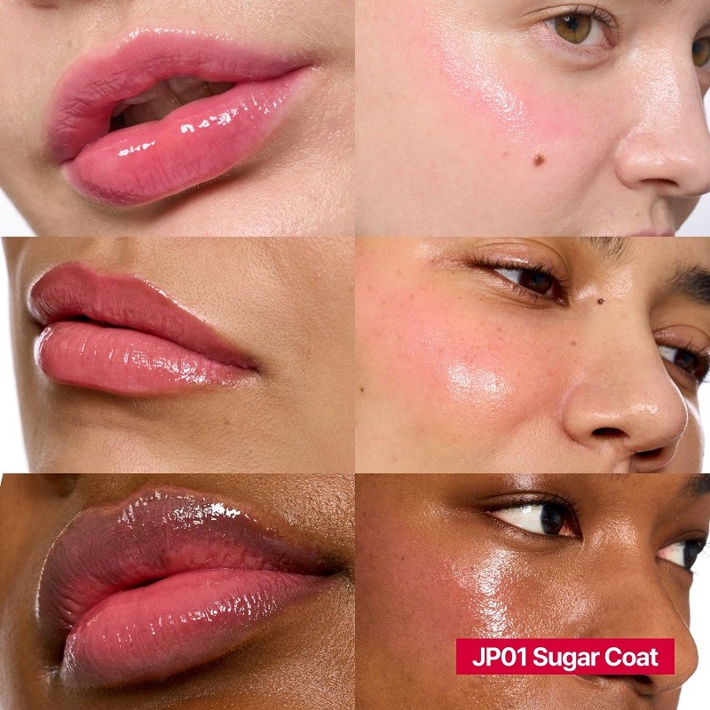 Fwee Keyring Lip&Cheek Glowy Jelly Pot JP01 Sugar Coat 4g (Anahtarlıklı)