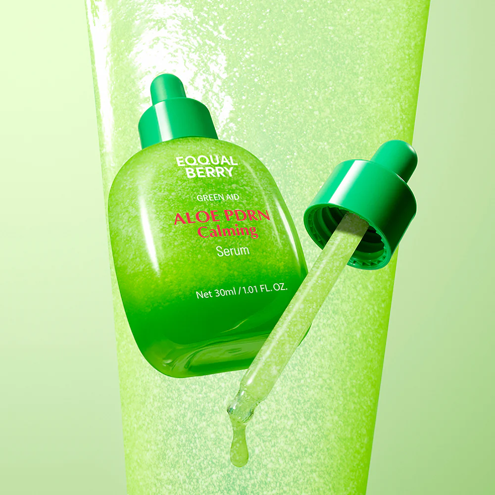 EQQUALBERRY Aloe PDRN Calming Serum 30 ml – Hassas Ciltler İçin Aloe ve Cica İçerikli Yatıştırıcı, Onarıcı ve Nemlendirici Serum