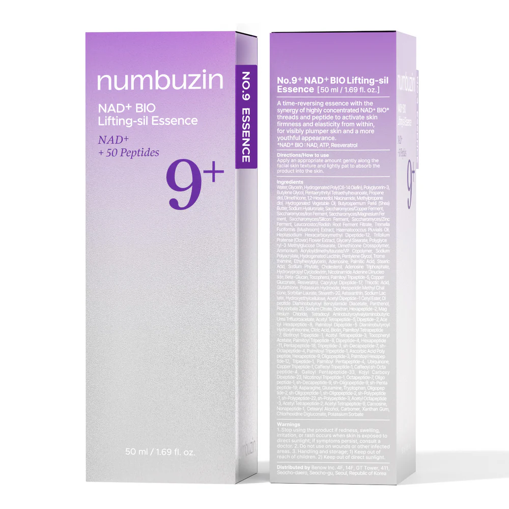 Numbuzin No.9 NAD Bio Lifting-sil Essence  NAD+ - 50 Peptit ile Lifting Etkili, Kırışıklık Azaltan, Sıkılaştırıcı Anti-Aging Esans