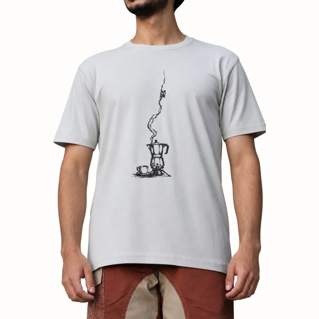 Climb Graphic Unisex T-Shirt - %100 Pamuklu Regular Fit Tişört