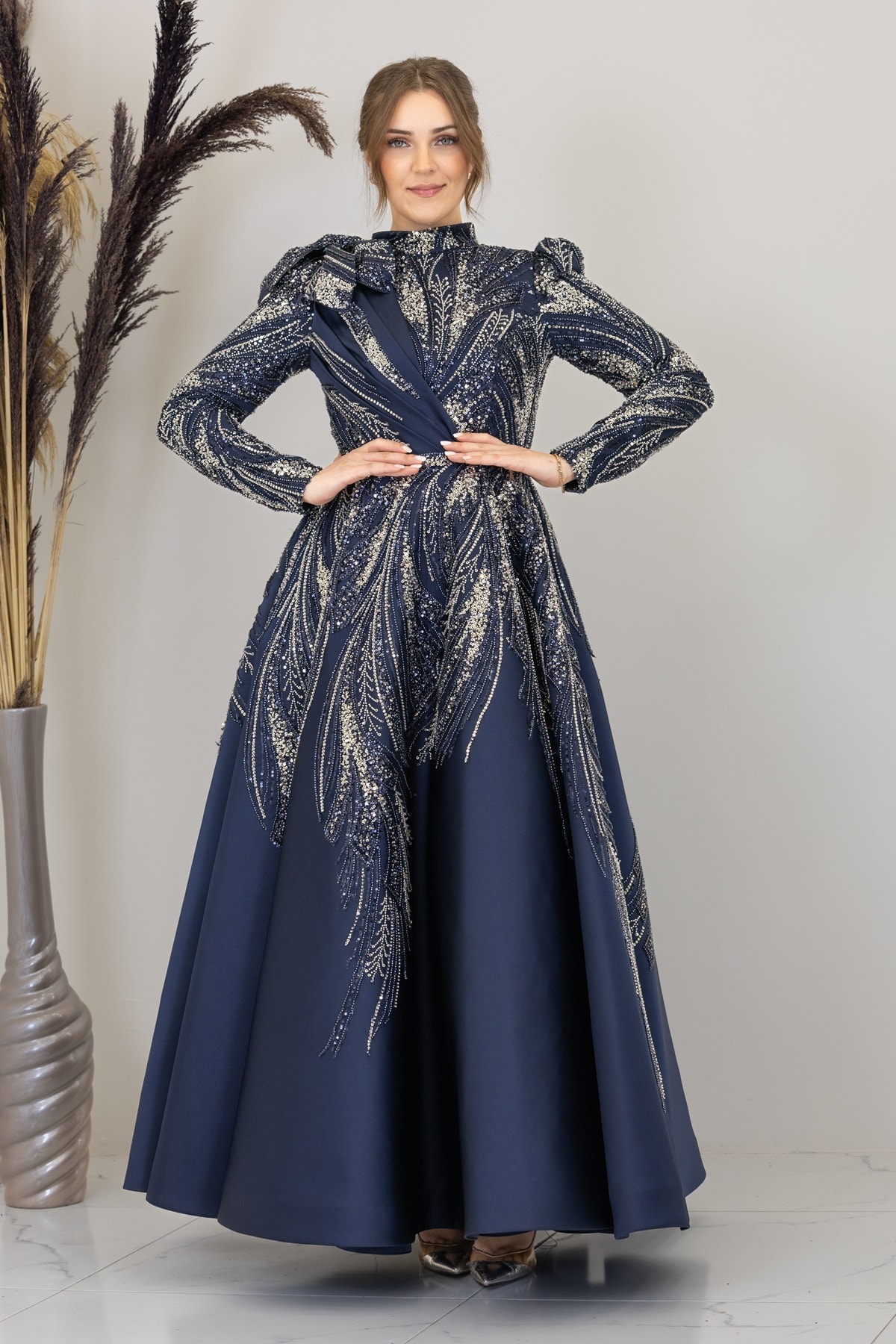 Dark Blue - Silver