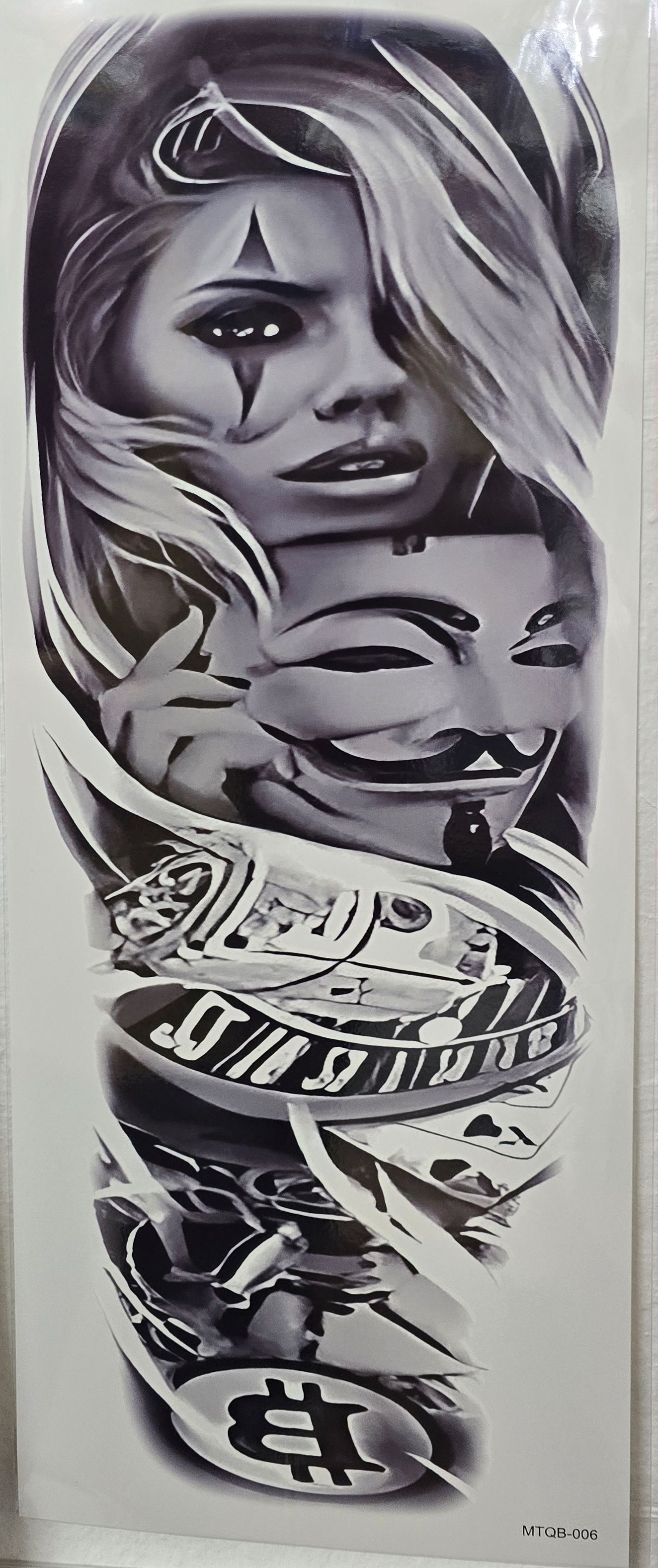 48 cm yapışkan dövme vandetta