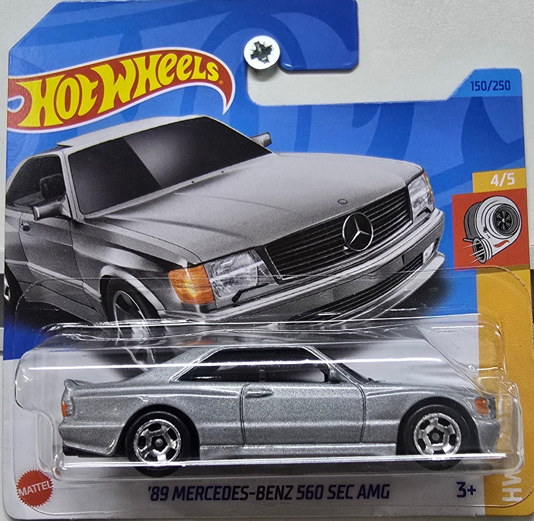 Hot Wheels 89 MERCEDES- BENZ 560 SEC AMG