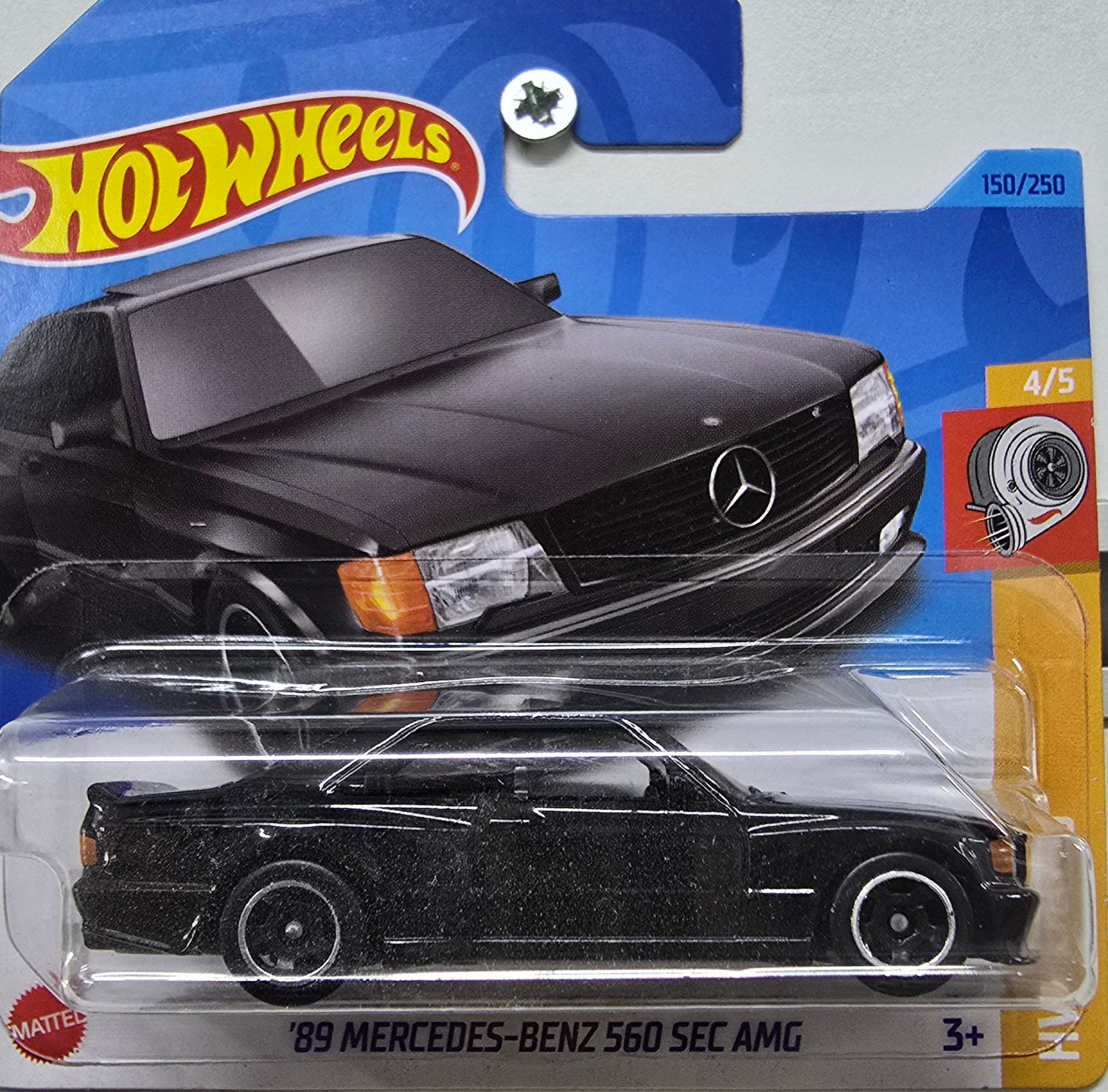 Hot Wheels 89 MERCEDES- BENZ 560 SECAMG