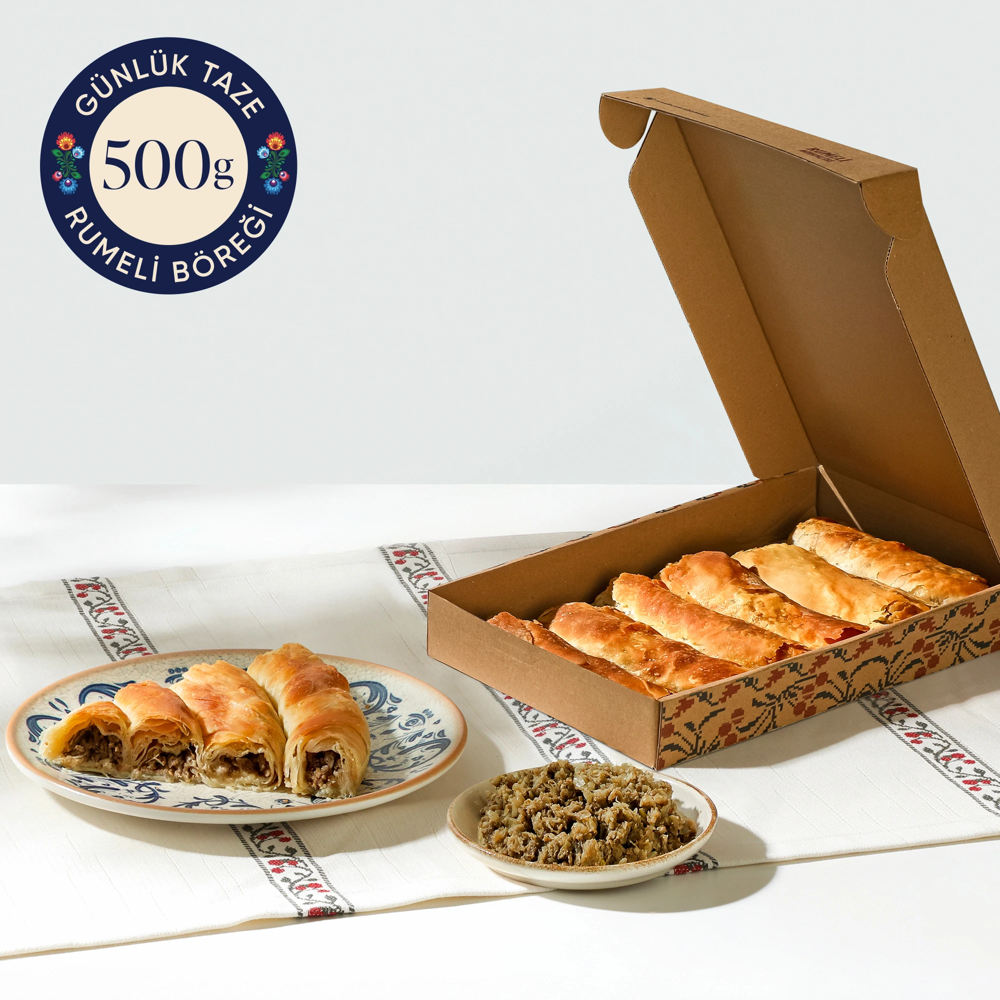 Satır Kıymalı Rumeli Böreği 500 G