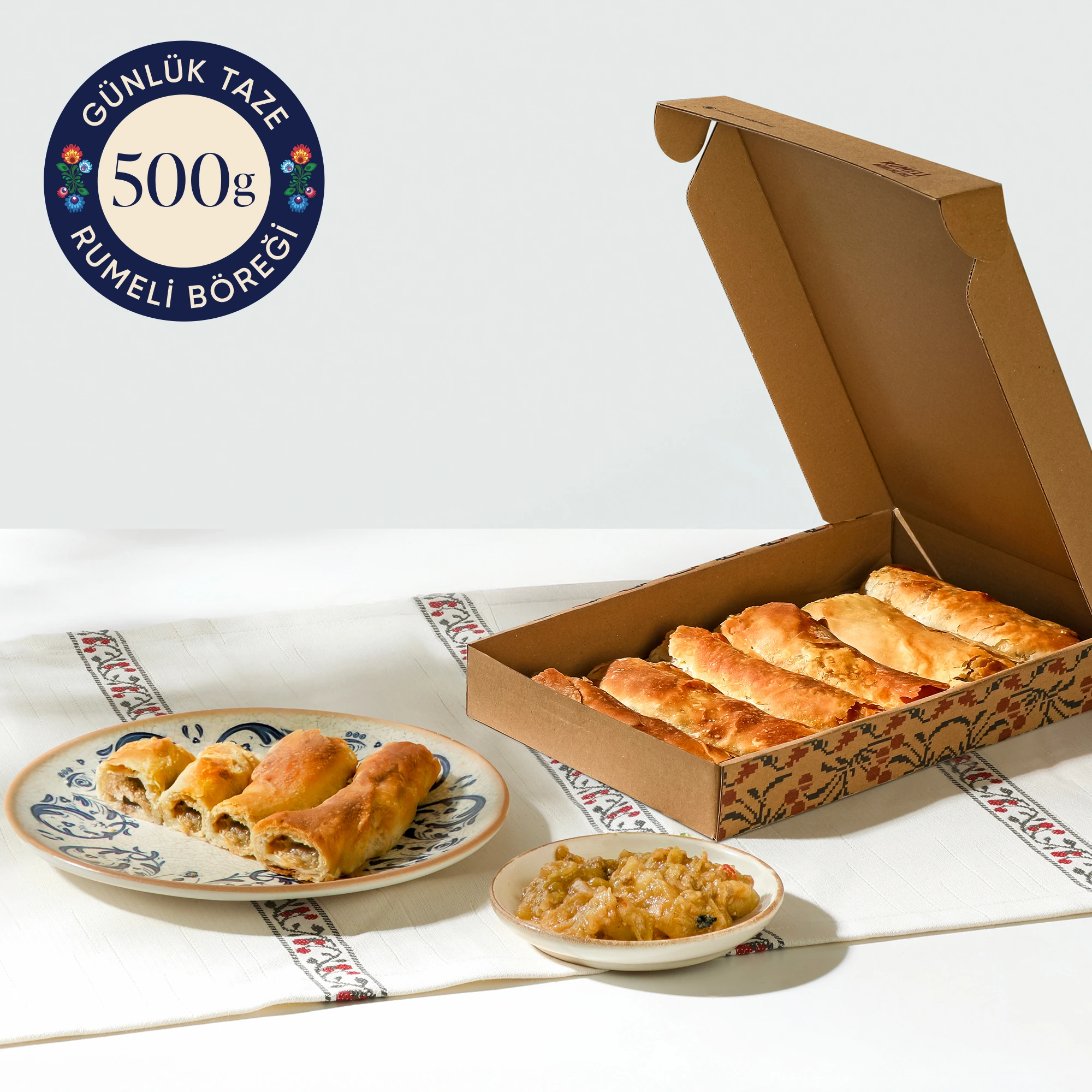 Köz Patlıcanlı Rumeli Böreği 500 G