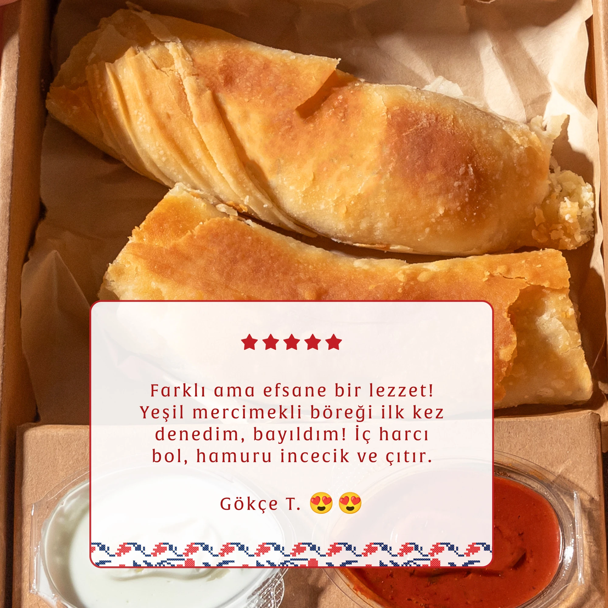 Yeşil Mercimekli, Niğde Patatesli Rumeli Böreği 1 Kg