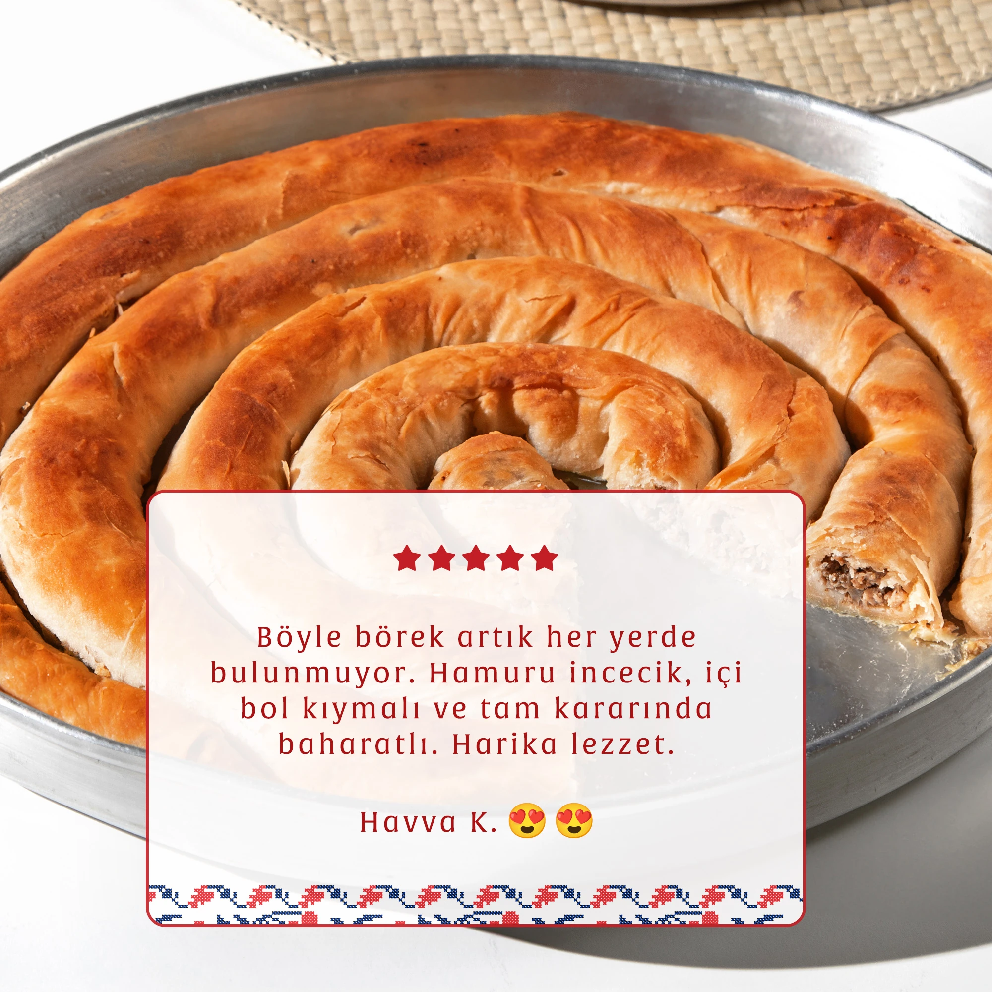 Satır Kıymalı Rumeli Böreği 500 G