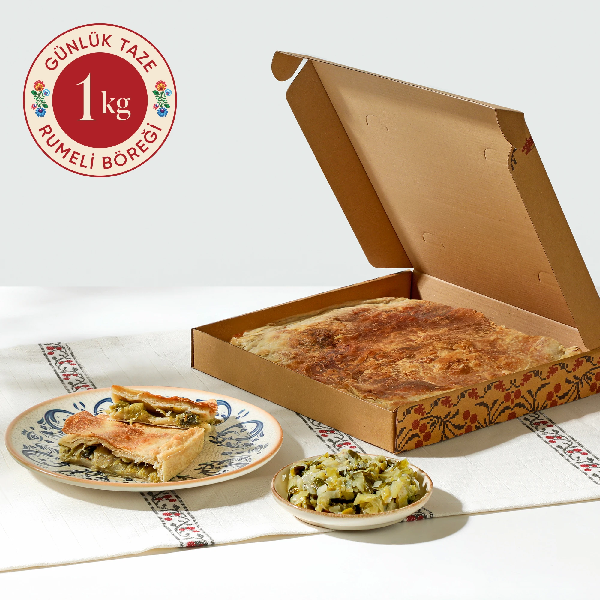 Pırasalı Rumeli Böreği 1 Kg