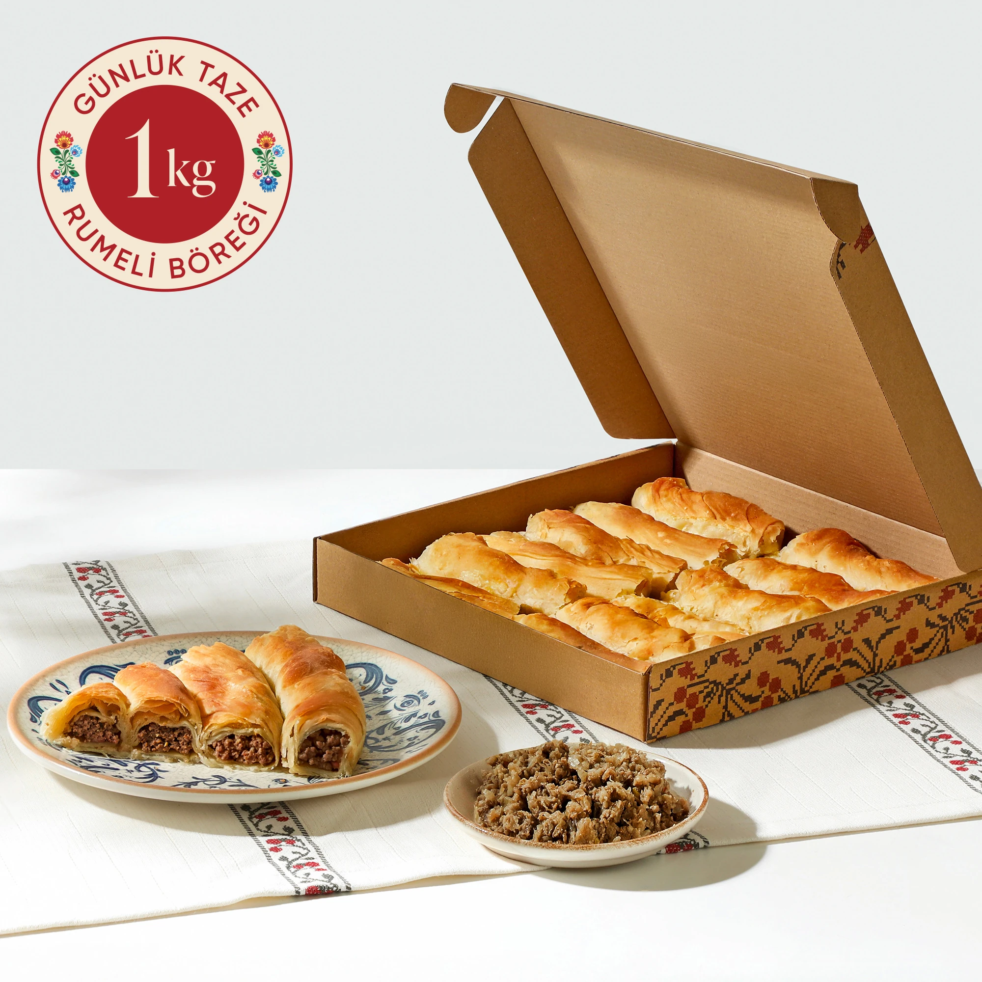 Satır Kıymalı Rumeli Böreği 1 Kg